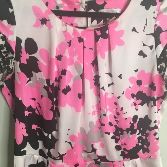 NY&C Peplum Pink, White, Black Blouse - Item#56 - Picture 5 of 5